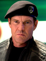Dennis Quaid as General Hawk in G.I. Joe
