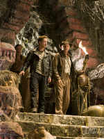 Shia LaBeouf and Harrison Ford in a scene from Indiana Jones and the Kingdom of the Crystal Skull