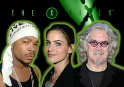 X-Files 2 cast Xzibit, Amanda Peet, Billy Connolly